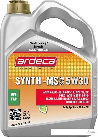 Моторное масло Ardeca SYNTH-MS 5W-30 5л
