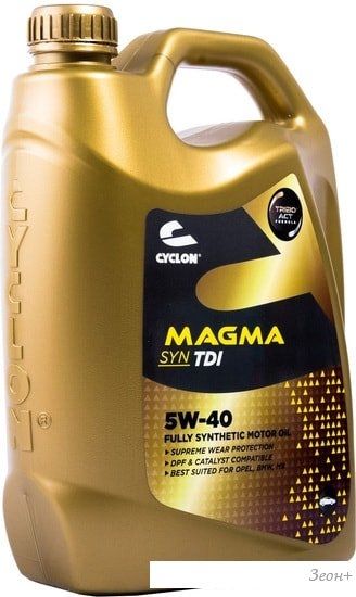 Моторное масло Cyclon Magma Syn TDI 5W-40 5л
