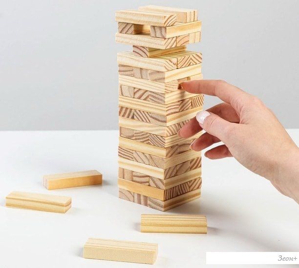 Настольная игра Лас Играс Падающая башня. Классика 4171204