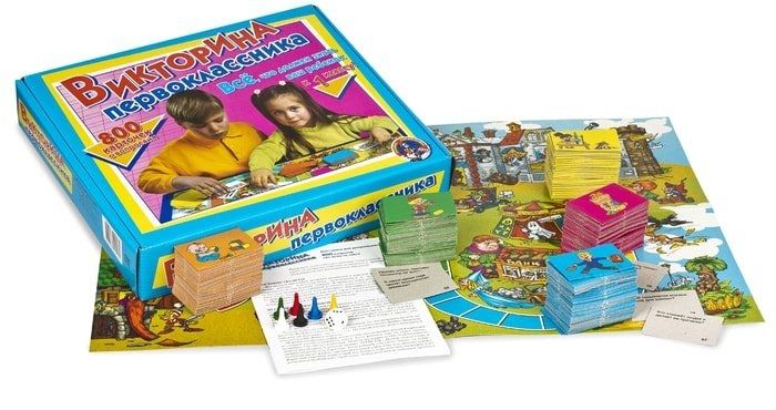 Настольная игра Десятое королевство Викторина первоклассника 00153