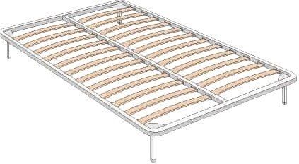 Ортопедическое основание Askona С ламелями 120x200