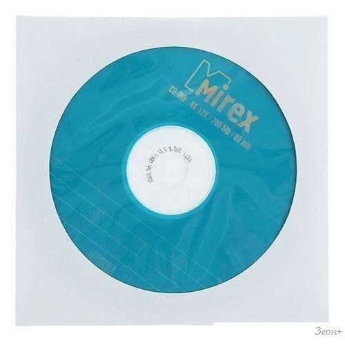 CD-RW диск Mirex 700Mb 12x Mirex конверт UL121002A8C