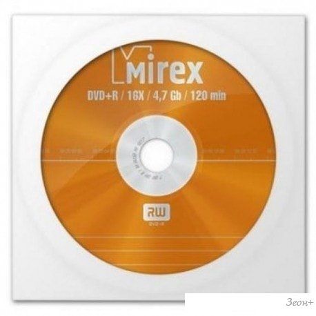 DVD-R диск Mirex 4.7Gb 16x Mirex конверт UL130013A1C