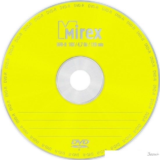 DVD-R диск Mirex 4.7Gb 16x Mirex в бумажном конверте с окном
