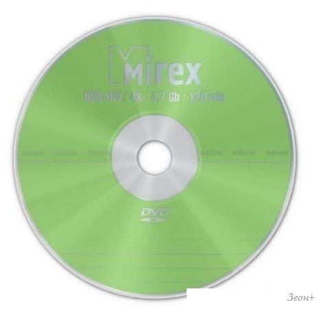 DVD+RW диск Mirex 4.7Gb 4x Mirex slim UL130032A4S