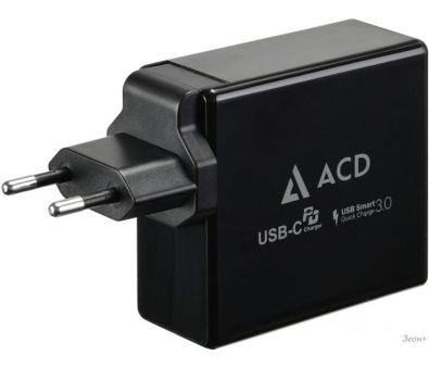 Сетевое зарядное ACD ACD-P602W-V1B
