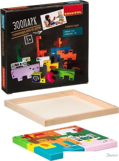 Развивающая игра Bondibon Зоопарк ВВ4184