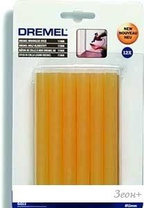 Клеевые стержни Dremel 2.615.GG1.3JA (12 шт, желтый)