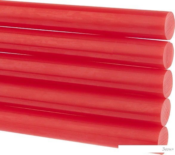 Клеевые стержни Rexant 09-1229 (6 шт, красный)