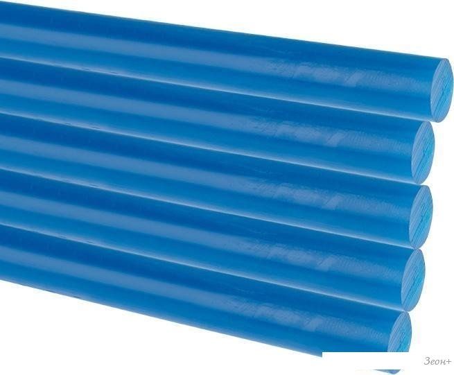 Клеевые стержни Rexant 09-1272 (10 шт, синий)