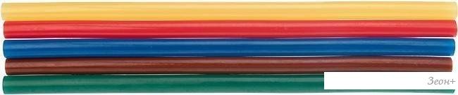 Клеевые стержни Rexant 09-1280 (10 шт, разноцветный)