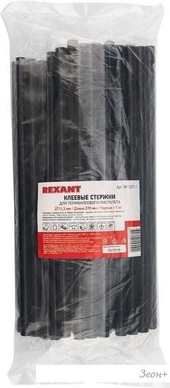 Клеевые стержни Rexant 09-1271 (10 шт, черный)