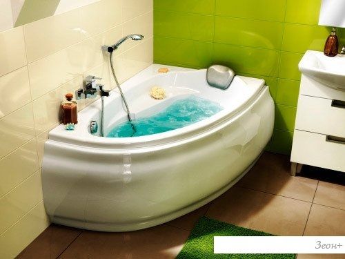 Ванна Cersanit Joanna 140x90 L (с каркасом и экраном)