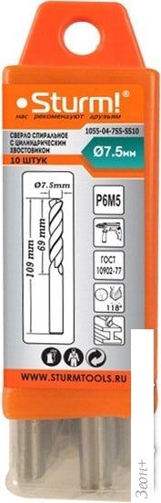 Набор оснастки Sturm 1055-04-7S5-SS10 (10 предметов)