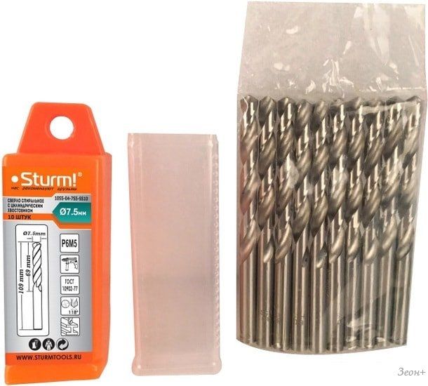 Набор оснастки Sturm 1055-04-7S5-SS10 (10 предметов)