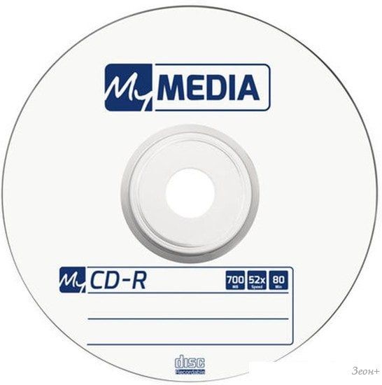 CD-R диск MyMedia 700Mb MyMedia 52x в пленке 50 шт. 69201