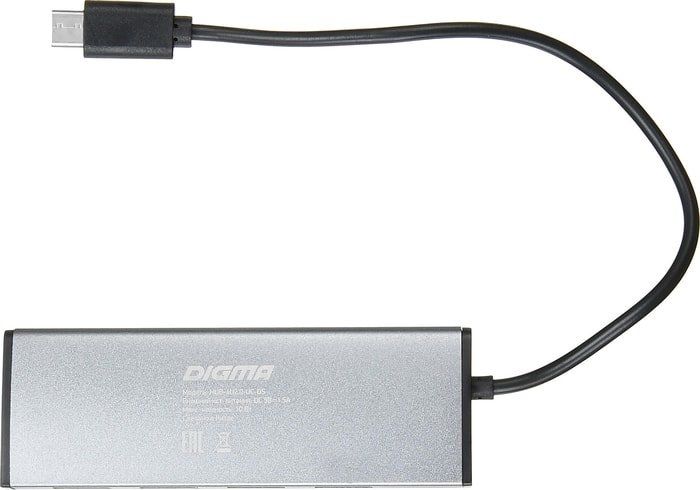 USB-хаб Digma HUB-4U2.0-UC-DS