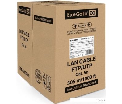  ExeGate UTP4-C5e-CCA-S25-IN-PVC-GY-305 UTP