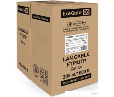  ExeGate UTP4-C5e-CU-S24-IN-PVC-GY-305-FLUKE UTP