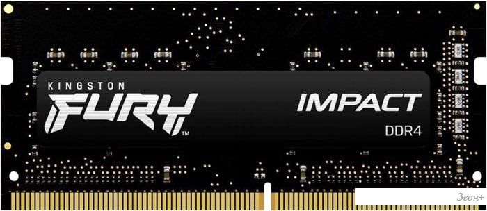 Оперативная память Kingston FURY Impact 8GB DDR4 SODIMM PC4-25600 KF432S20IB/8