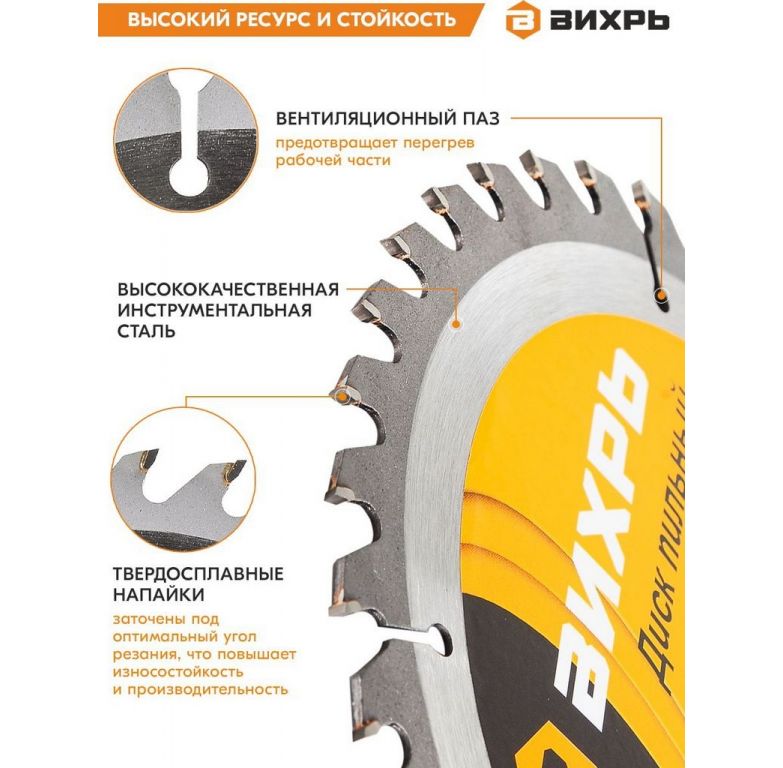 Пильный диск Вихрь 73/10/4/3