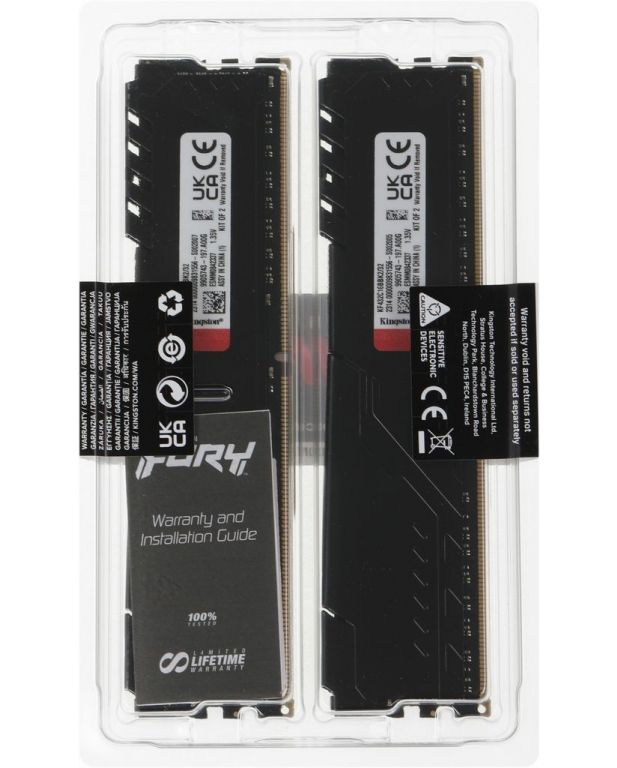 Оперативная память Kingston FURY Beast 2x16GB DDR4 PC4-25600 KF432C16BBK2/32