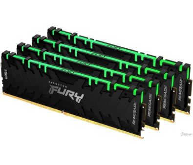   Kingston FURY Renegade RGB 4x8GB DDR4 PC4-28800 KF436C16RBAK4/32