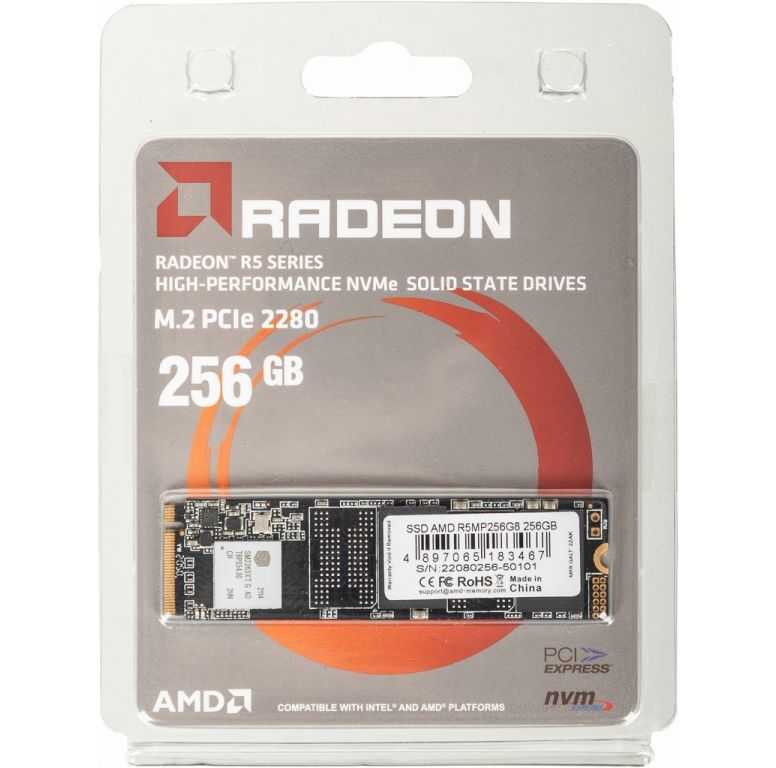 SSD AMD Radeon R5 NVMe 256GB R5MP256G8