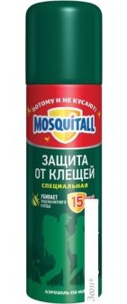 Аэрозоль от насекомых Mosquitall Защита от клещей 150 мл