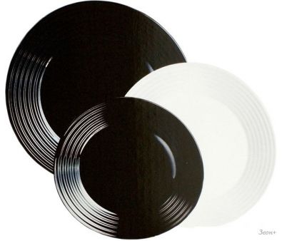   Luminarc Harena Black & White N1518