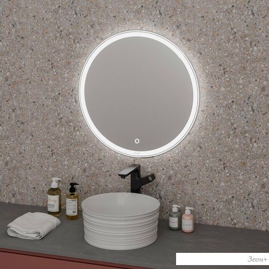 Мебель для ванных комнат Grossman Зеркало Sento LED 80x80 98080