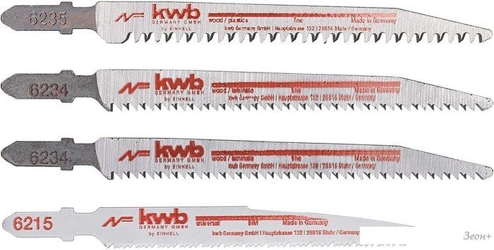 Набор пильных полотен KWB 49625427 (4шт)