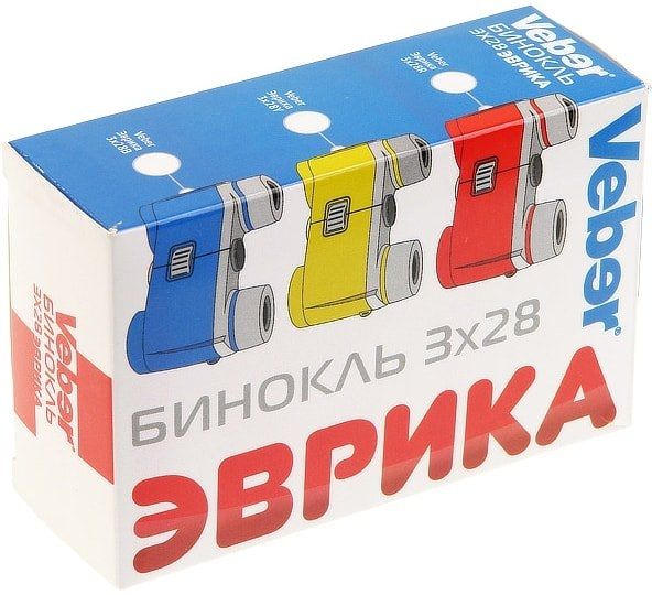 Бинокль Veber Эврика 3х28Y