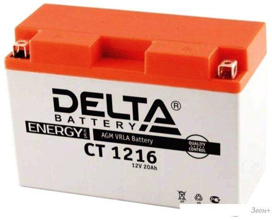 Мотоциклетный аккумулятор Delta CT 1216 (16 А·ч)