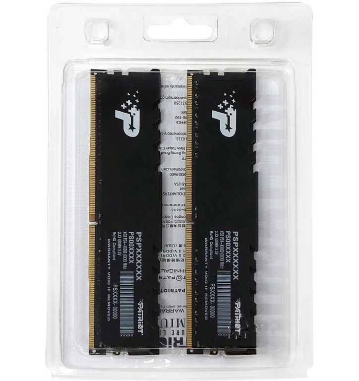 Оперативная память Patriot Signature Premium Line 2x8GB DDR4 PC4-25600 PSP416G3200KH1