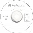 CD-R  Verbatim 700Mb DL Extra Protection 52x Slim 43347 (1 .)