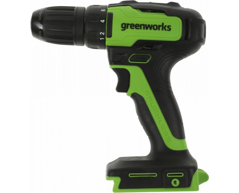 Дрель-шуруповерт Greenworks GD24DD35 3704007 (без АКБ)