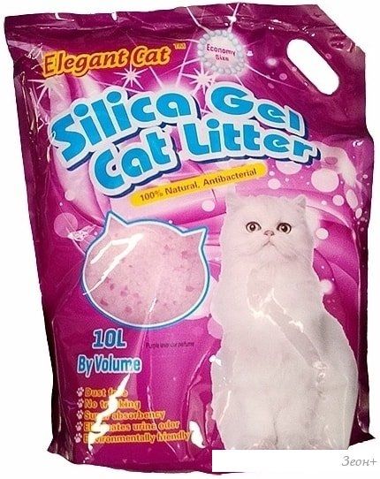 Наполнитель Elegant Cat с запахом клубники (3.8 л)