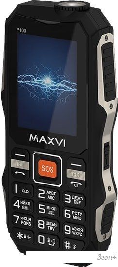 Мобильный телефон Maxvi P100 (черный)