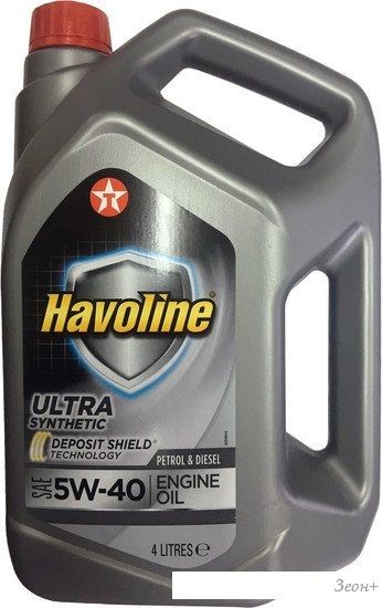 Моторное масло Texaco Havoline Ultra 5W-40 4л