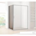 Душевая стенка Aquanet Pleasure AE60-F-100H200U-BT 100 (прозрачное стекло)