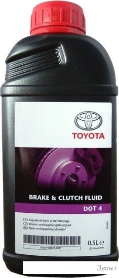 Тормозная жидкость Toyota DOT4 0.5л