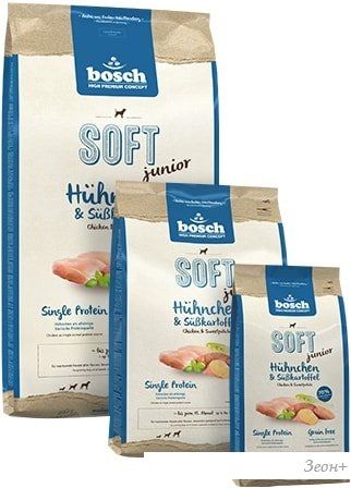 Корм для собак Bosch Soft Junior Chicken&Sweet Potato 12.5 кг