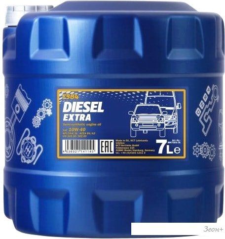 Моторное масло Mannol DIESEL EXTRA 10W-40 7л