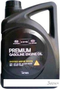 Моторное масло Hyundai/KIA Premium Gasoline SL/GF-3 5W20 4л