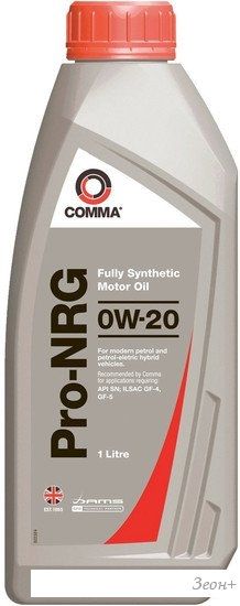 Моторное масло Comma Pro-NRG 0W-20 1л