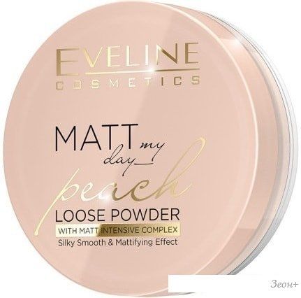 Компактная пудра Eveline Cosmetics Matt My Day Loose Powder Peach