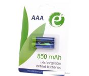  Gembird Rechargeable batteries AAA 850 mh 2 . [EG-BA-AAA8R-01]