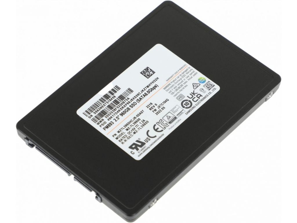 SSD Samsung PM893 960GB MZ7L3960HCJR-00A07