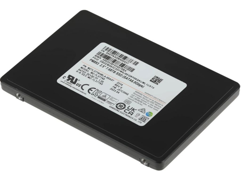 SSD Samsung PM893 7.68TB MZ7L37T6HBLA-00A07